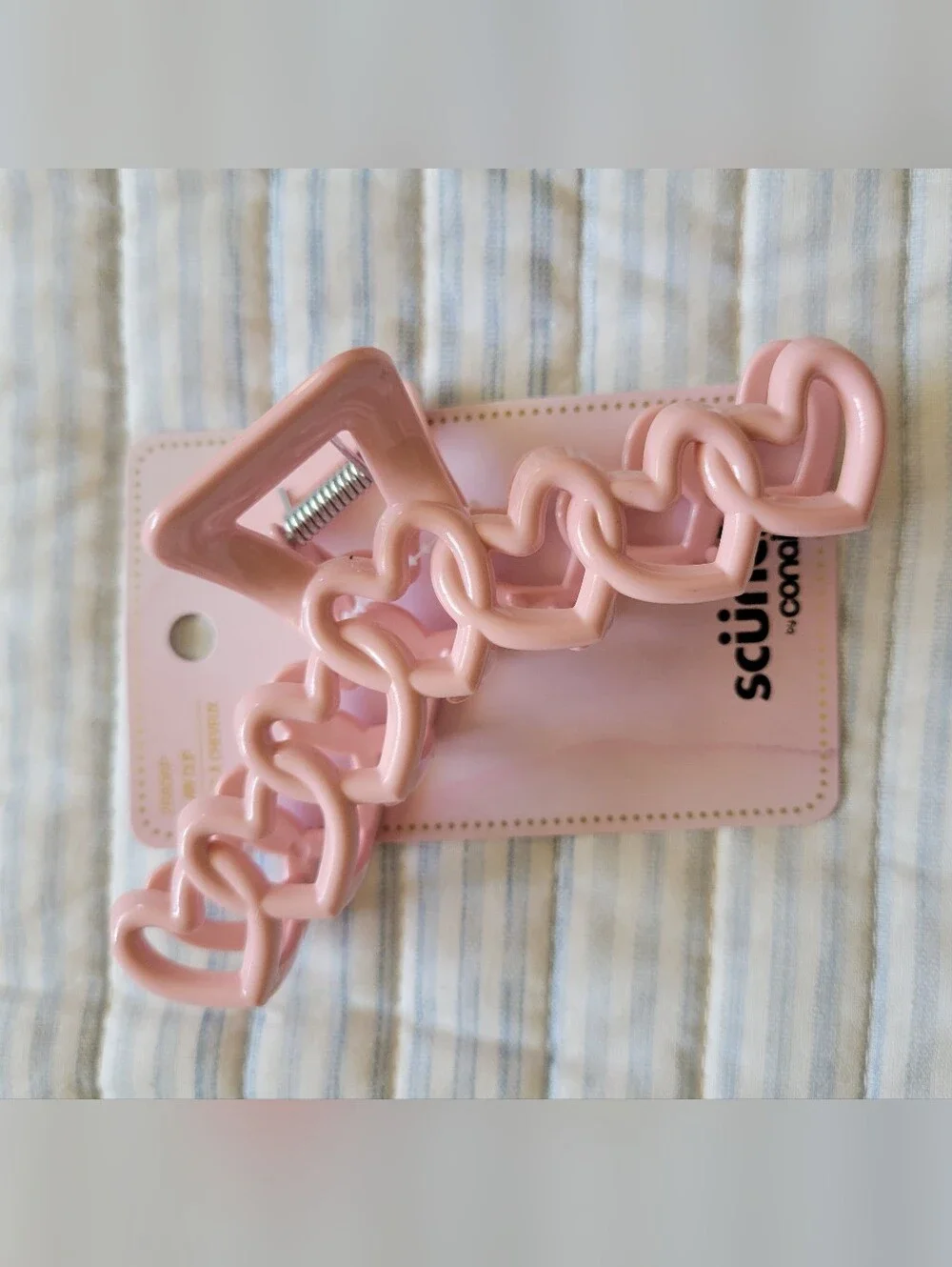 💕Scünci Connected Hearts Hairclip